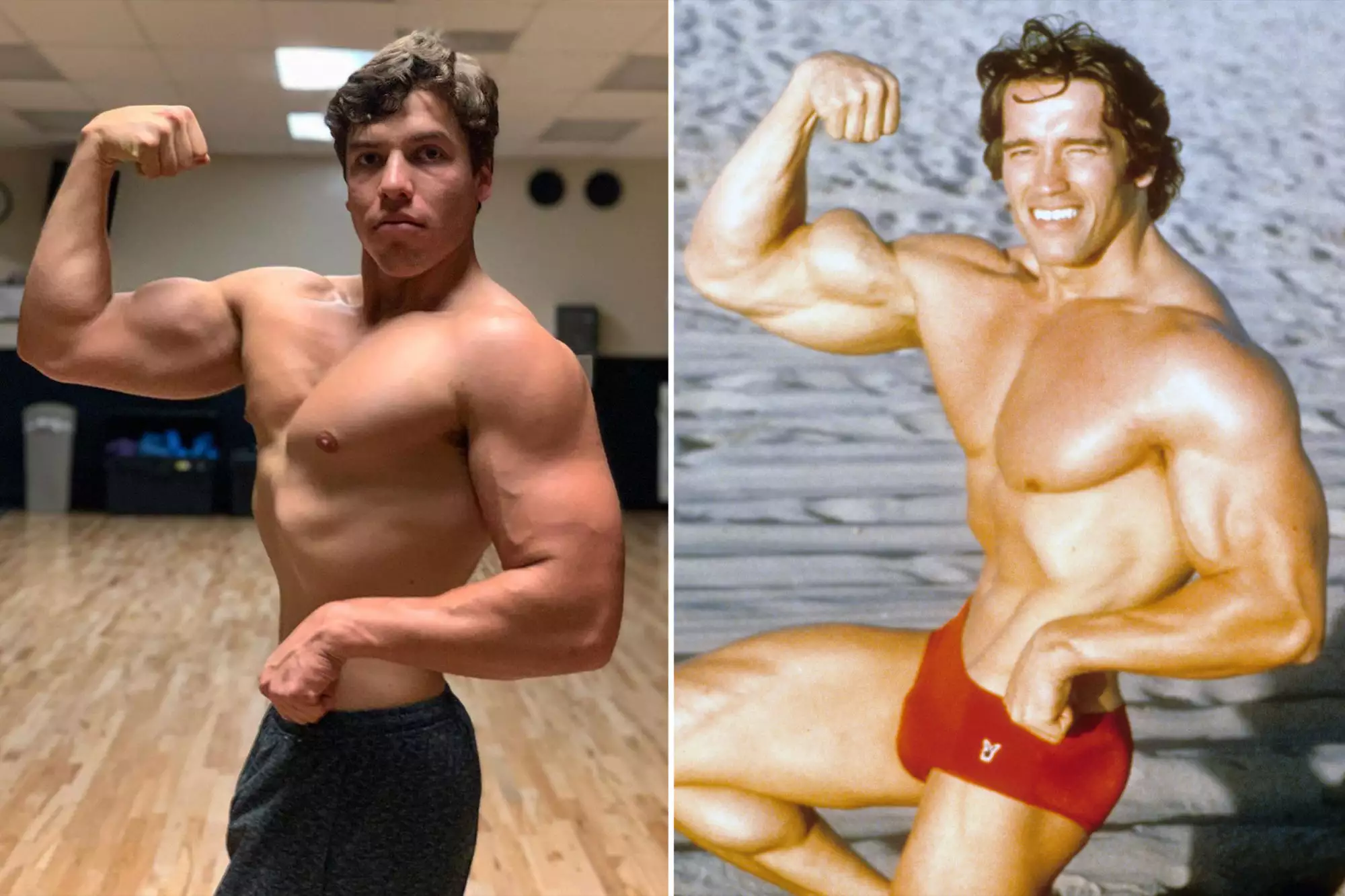 Umwana wa Arnold Schwarzenegger yahishuye uko Se yatumye na we agira umubiri udasanzwe