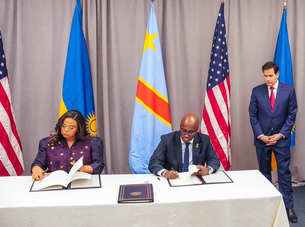 U Rwanda na RDC byasuzumye aho ishyirwa mu bikorwa ry’amasezerano y’i Washington rigeze