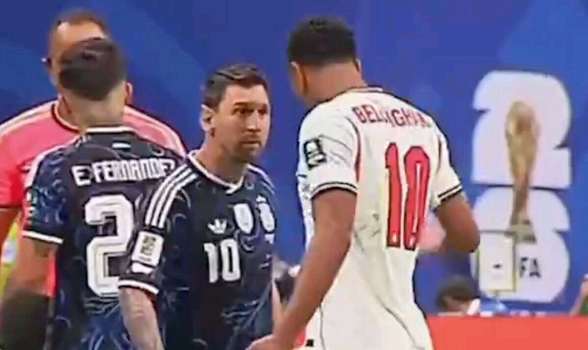 Jude Bellingham yahishuye amagambo yaganiriye na Lionel Messi bahanganye