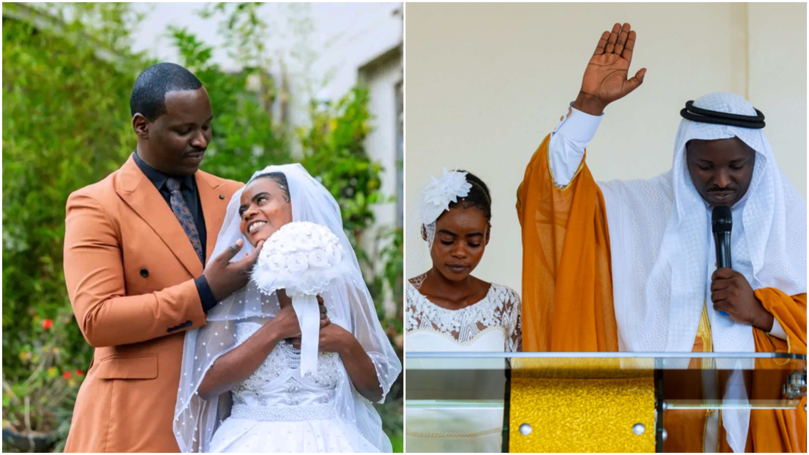 Ubukwe bwe bwatashywe n'abantu 30 gusa: Apôtre Mutabazi yakoze ubukwe n'umukunzi we