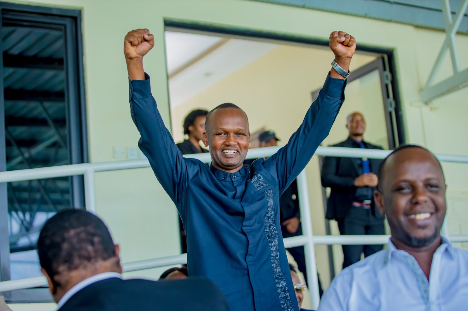 Visi Perezida wa Ferwafa Richard yishimira itike u Rwanda rwari rumaze kubona