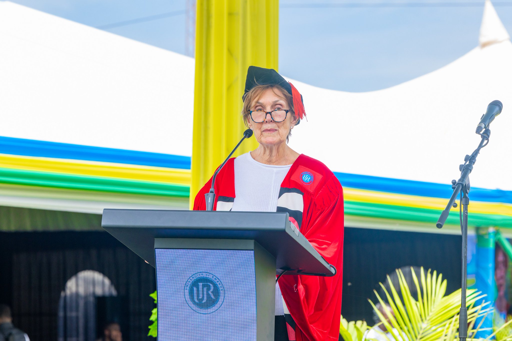 University of Rwanda chancellor Patricia L. Campbell.